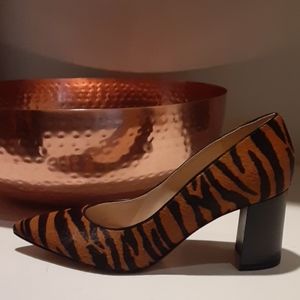 Marc Fisher Pump. Animal Print  Pony Hair